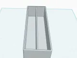 Two compartment tray 19 x 6 cm-0