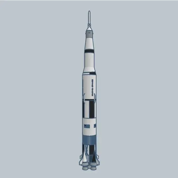 Saturn V Apollo 11 1:1 Scale Model