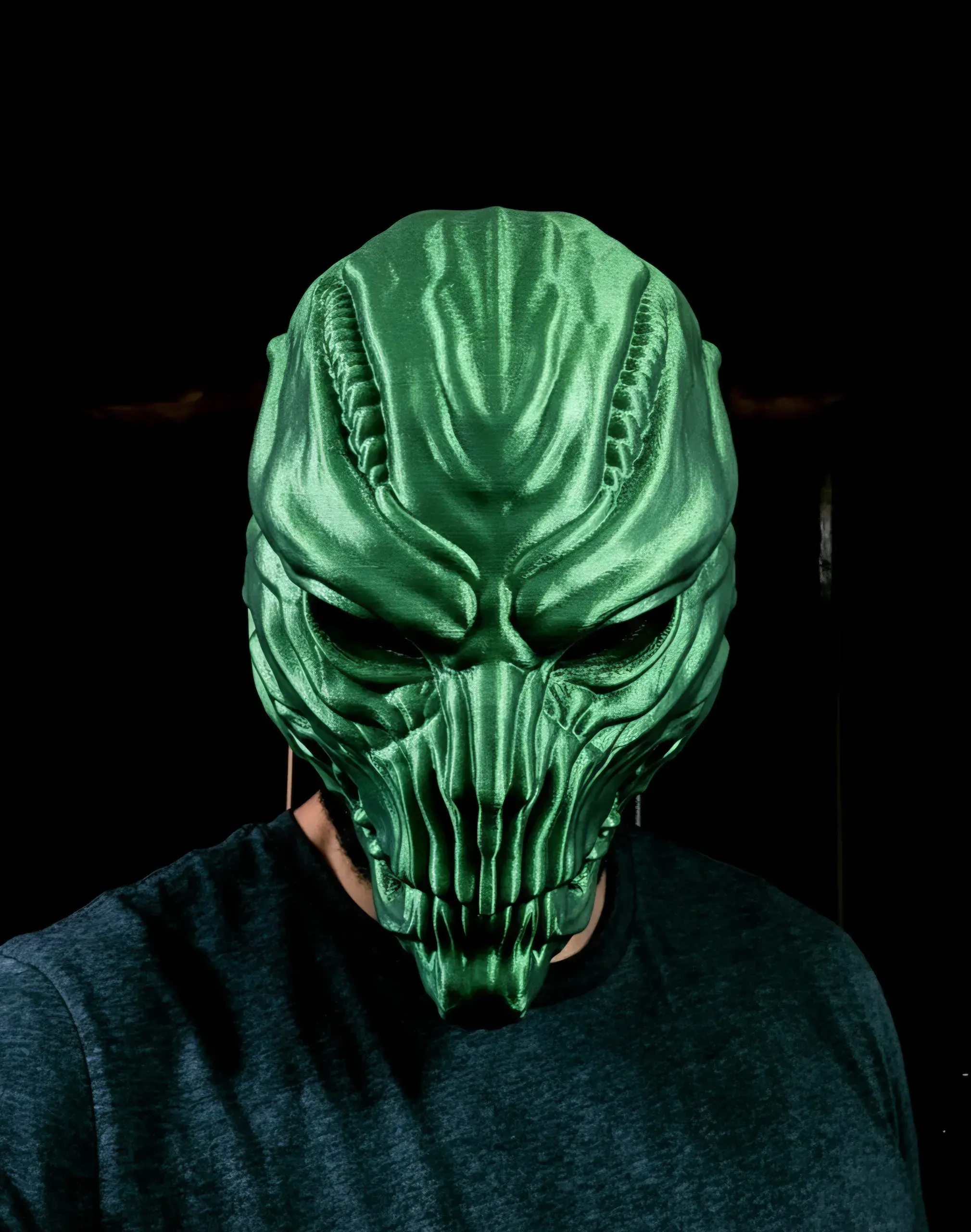 3D Printer Files | 3MF File | Banshee Alien Mask/Helmet - Wearable ...