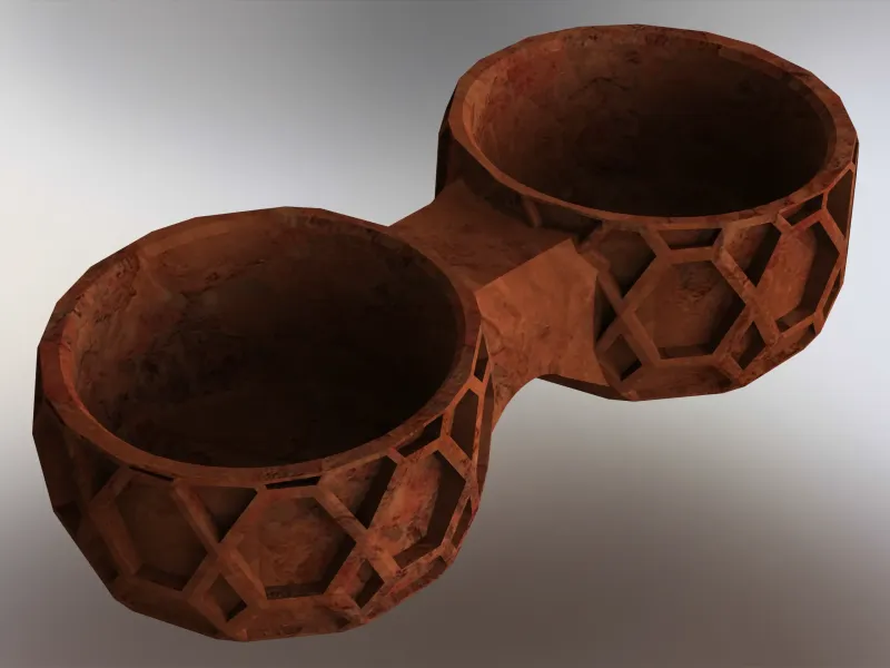 Dual Round Plastic Holder