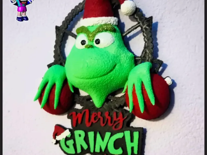 Colgante Mural de Navidad del Grinch