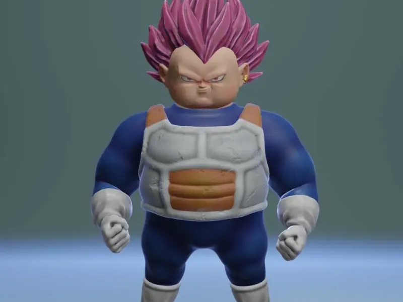 Vegeta Ultra Ego Chubby Fat Figure from Dragon Ball
