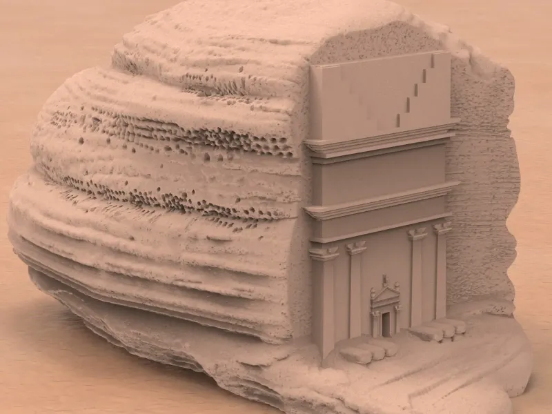 サウジアラビアのアル・ファリード宮殿の3Dデザイン