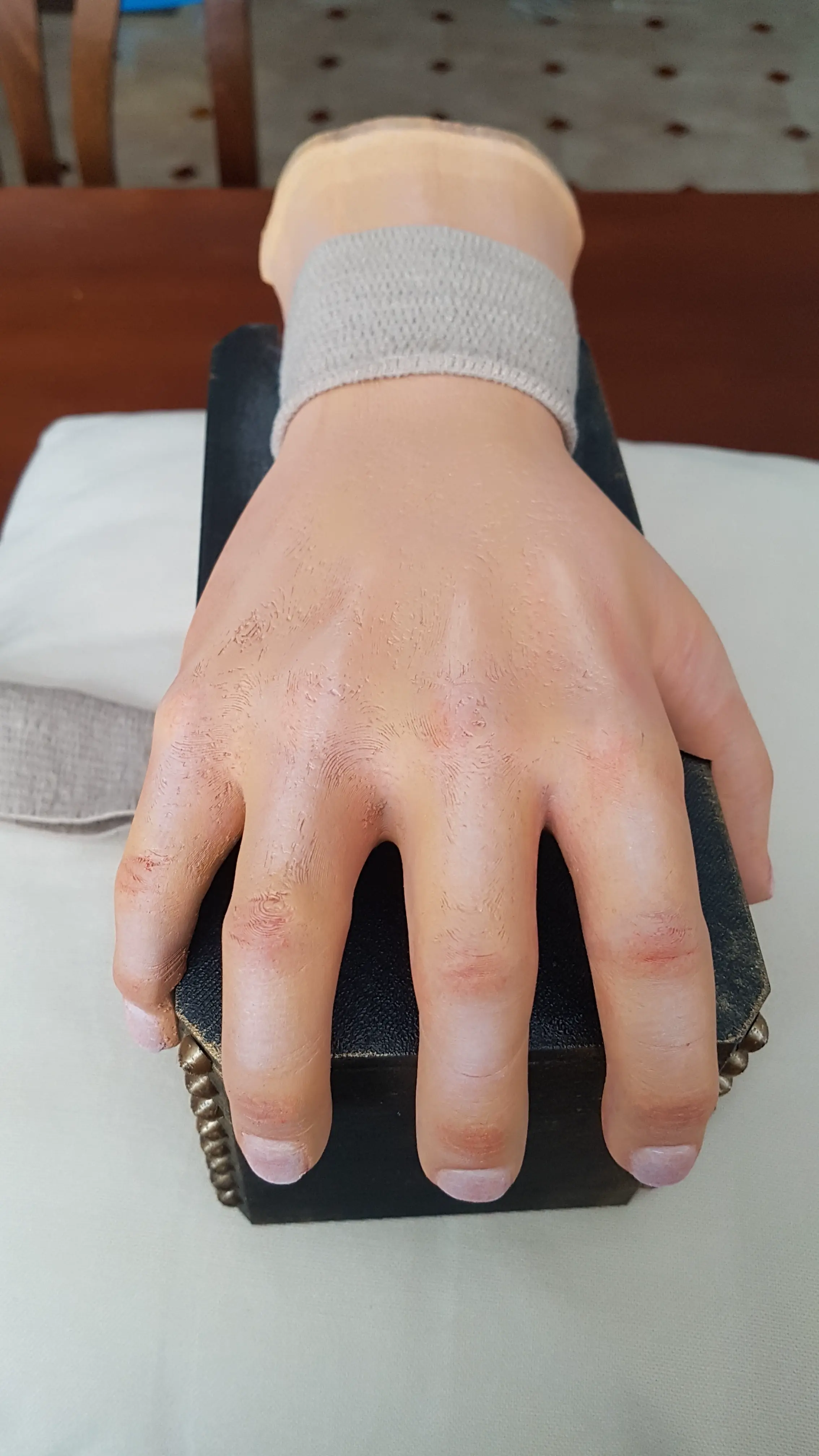 Hand in the box