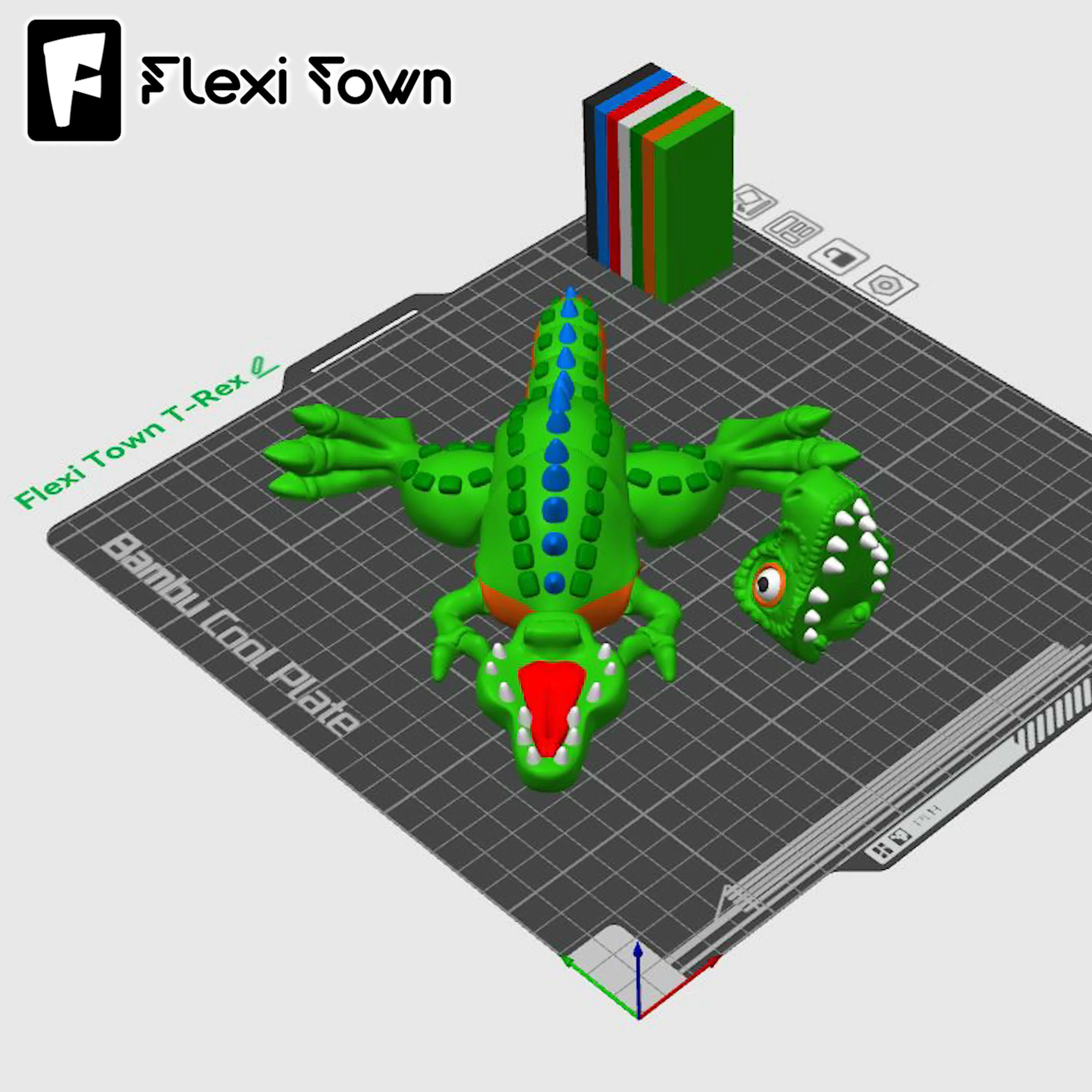 Flexi Print-in-Place T-Rex Dinosaur