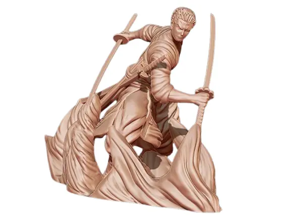 One Piece Roronoa Zoro V2 STL Collection