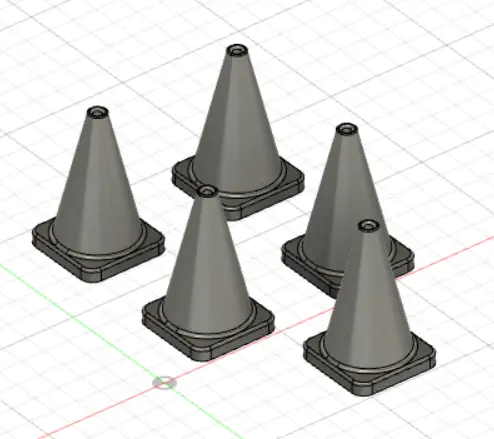 1/18 Traffic cone / Cone de circulation