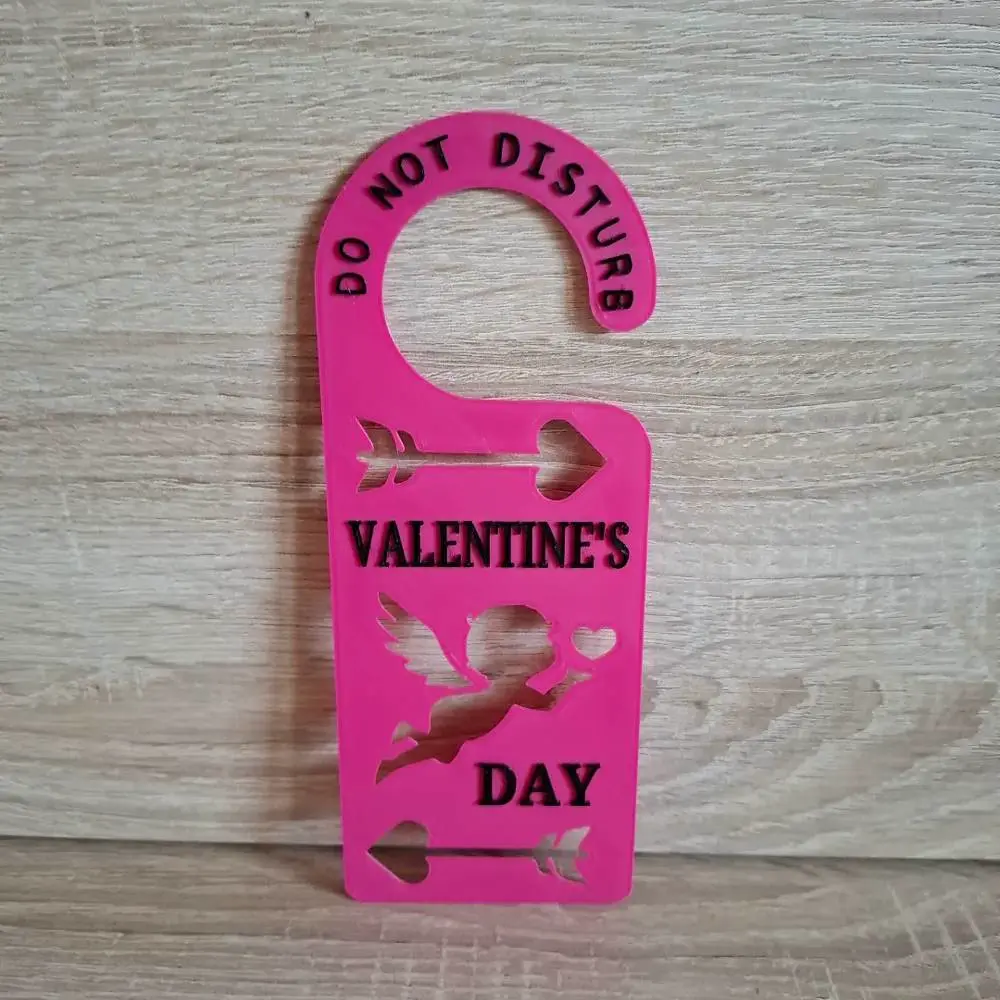 Do Not Disturb Valentine's Day Door Pendant