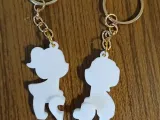 Heart keychain for couples-2