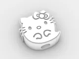 Straw Topper HELLO KITTY GHOST-1