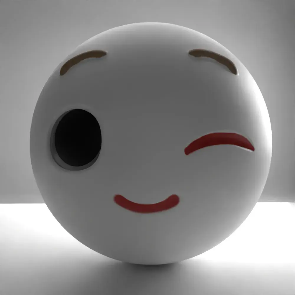 cute smiley face for desk decoration