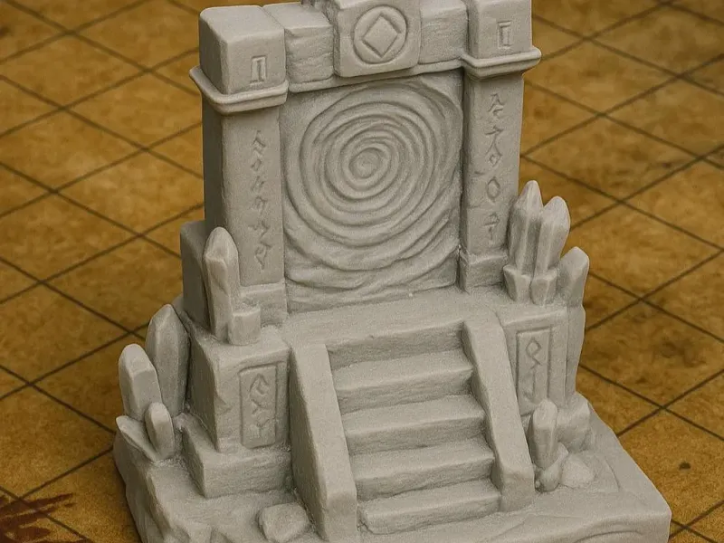 Portail mythique D&D tabletop miniature