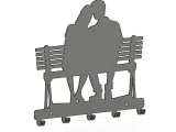 Couple’s Quiet Moment Key Rack-2