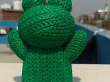 Knitted Frog (cute)-3
