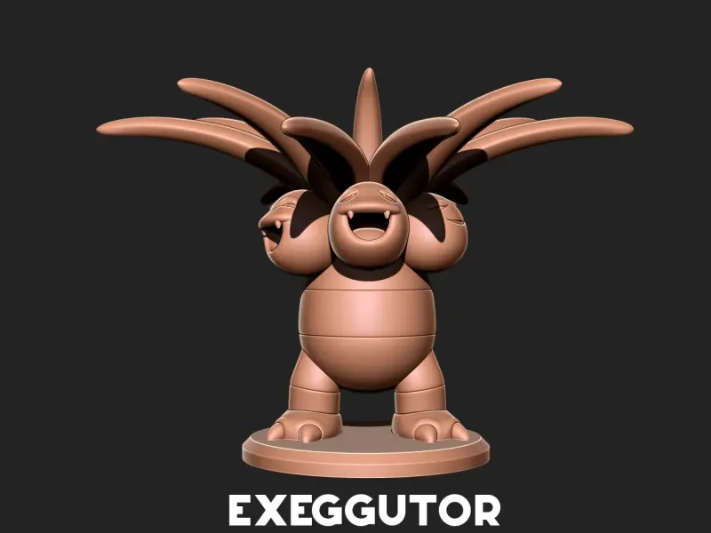 Exeggutor Pokemon 3D print model