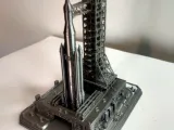 Cohete espacial con torre de lanzamiento – Modelo 3D-4