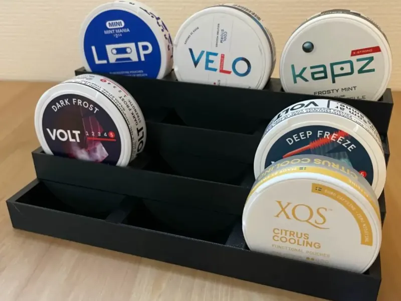 Display stand holder for snus