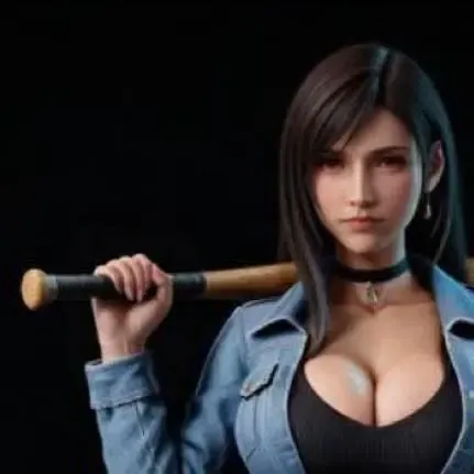 Female Baseball Player Tifa