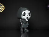 Ghostface Funko STL Scream Figure Chibi Horror 3D Print Model-2