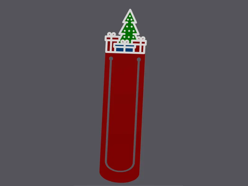 Christmas Tree Gifts - Bookmark