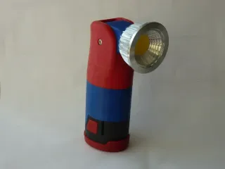 Parkside 12V flashlight with adjustable head