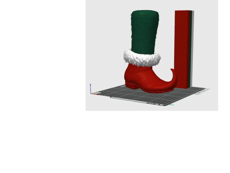 grinch foot Christmas tree/wall decoration