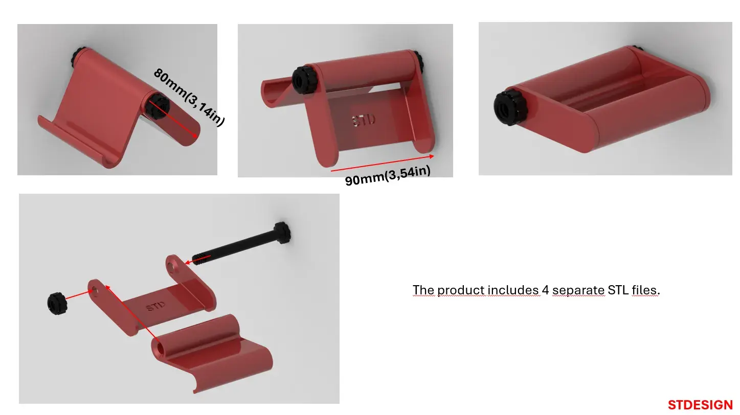 Electronics & RC (Remote Control) STL Download - 📱 Foldable Stand ...