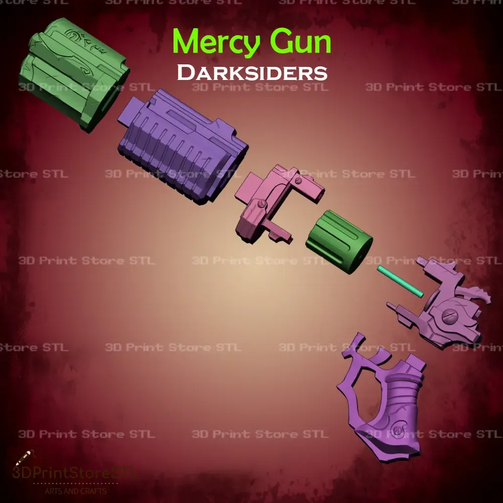 Mercy Gun Cosplay Darksiders - STL File