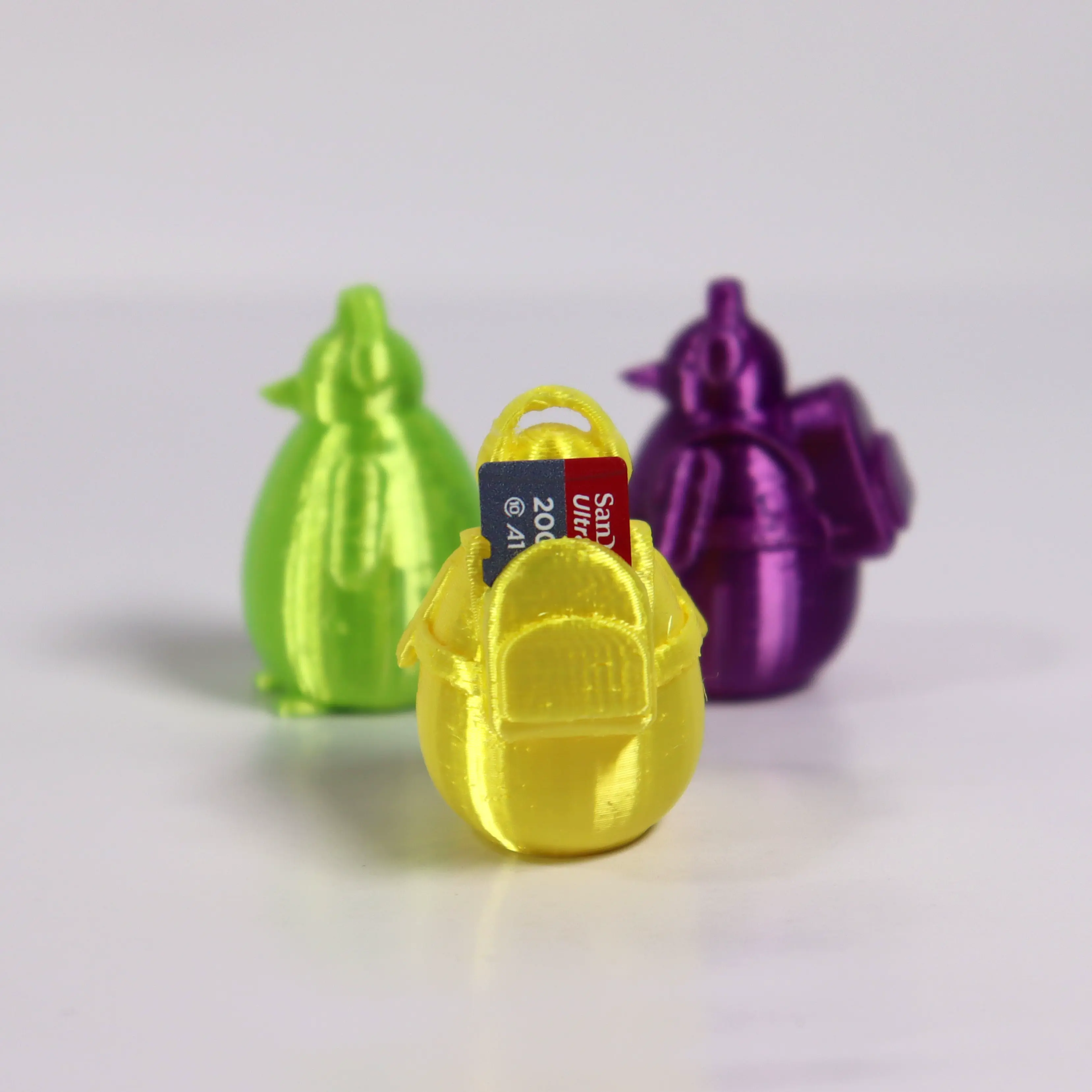 Coole pinguïn sleutelhanger