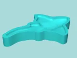 Angel Shark Mold - Silicone Maker Template-8