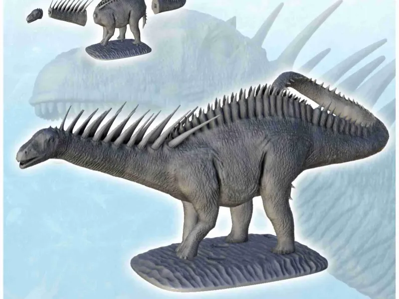 Dinossauro Amargasaurus (18) - miniaturas figura estátua scener