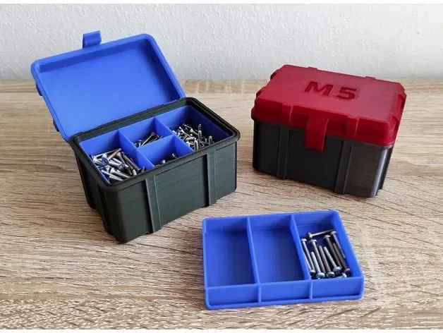 Small stuff organizer box - screws, nuts, fastener