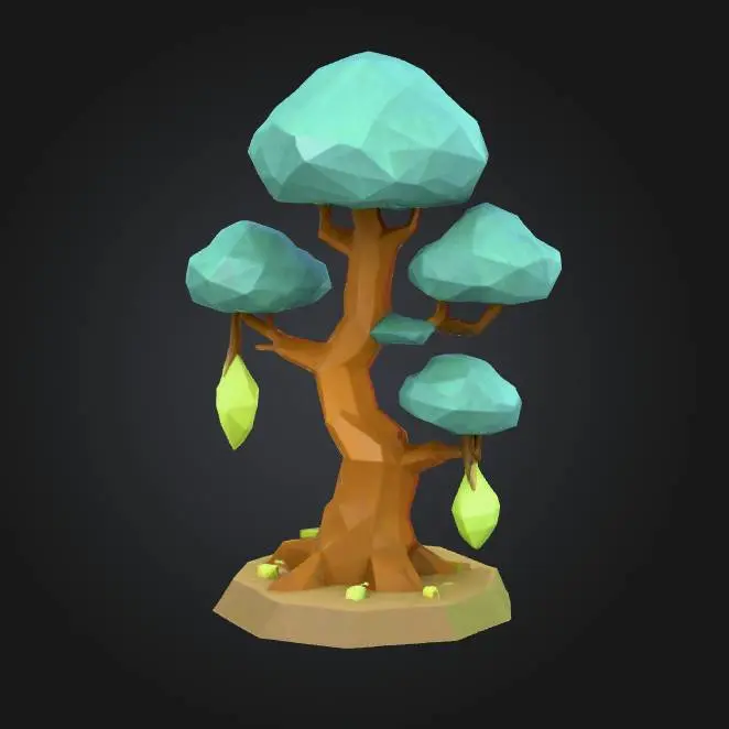 3D Printer Files | 3MF File | Geometric Fantasy Tree D&D miniature ...