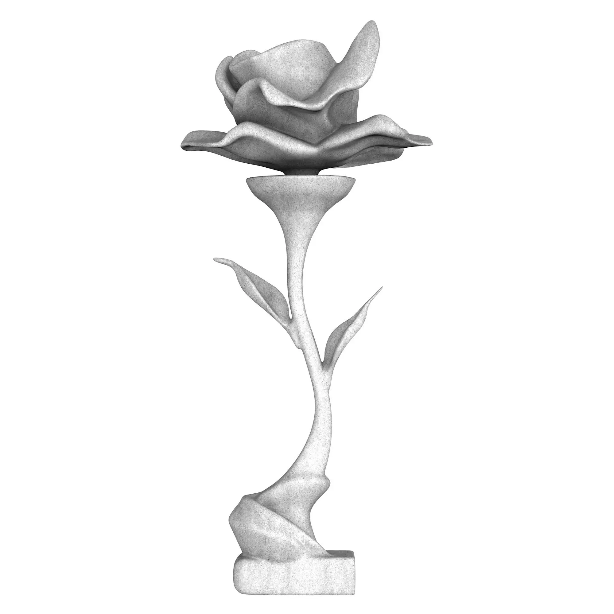 Elegant Rose Sculpture Home Decor