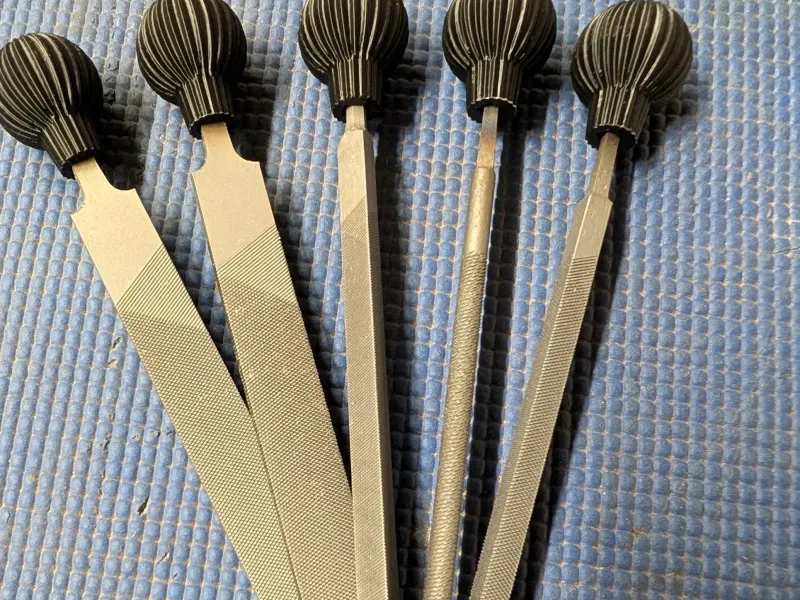 Balon Şeklinde Metal Eğe Sapı