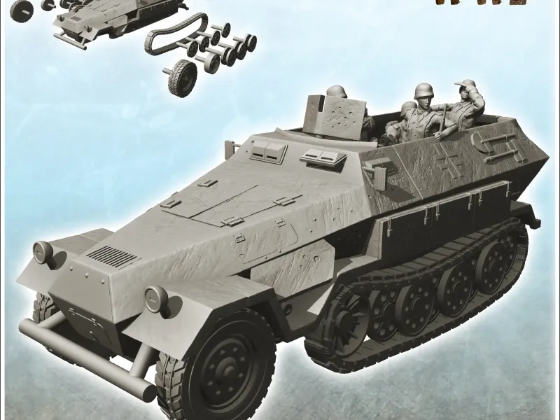 Sd.Kfz. 251-1 Ausf. A - 二战 烈焰战争 螺栓行动