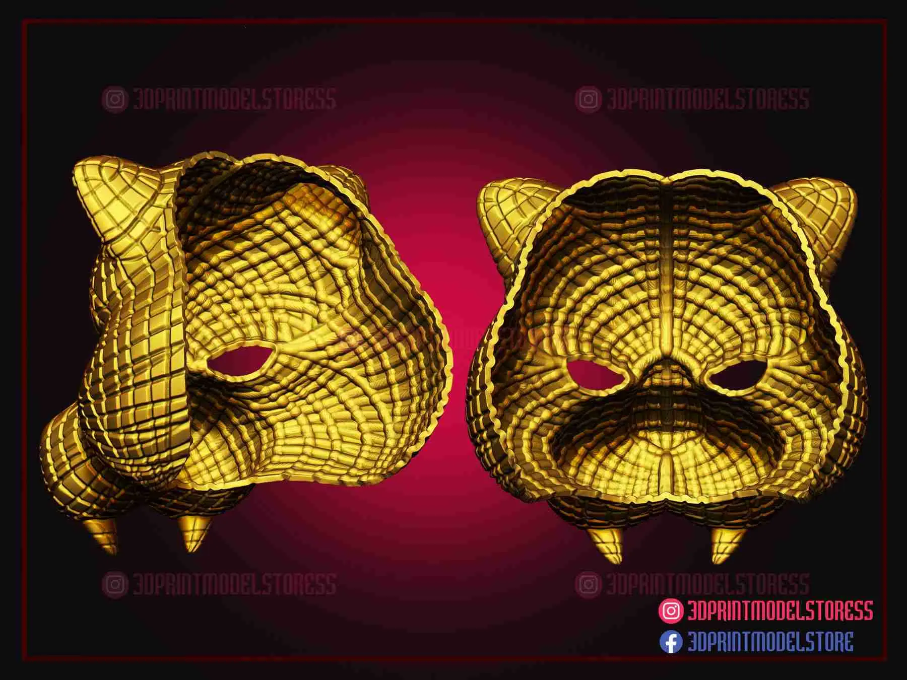 Squid Game Mask - Squid Game Tiger Vip Mask