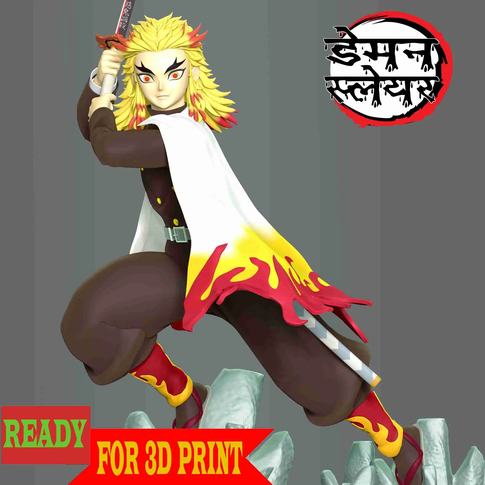 Kyojuro Rengoku - Cazador de demonios