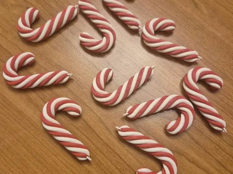 Candy cane ornament decoration for Christmas tree