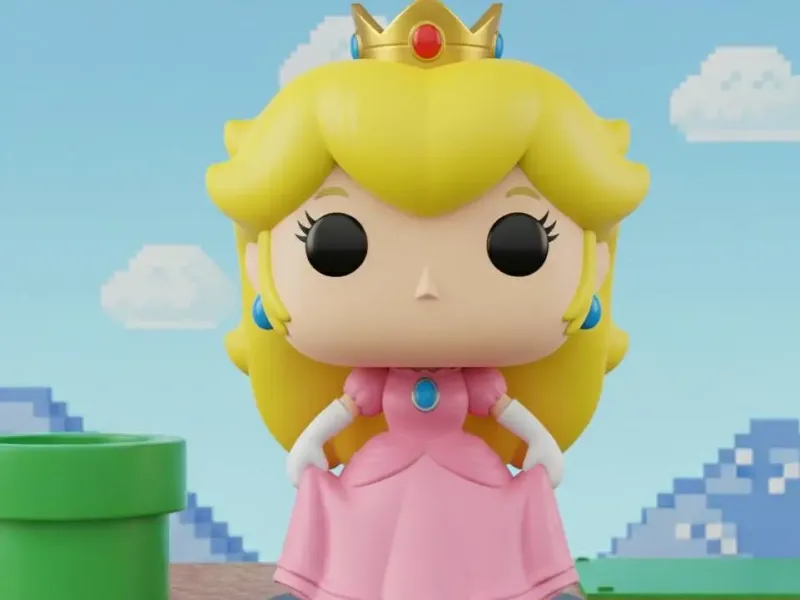 Peach, Mario bross, funko pop