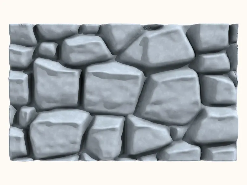 Eroded Rock Surface for 3D Printing