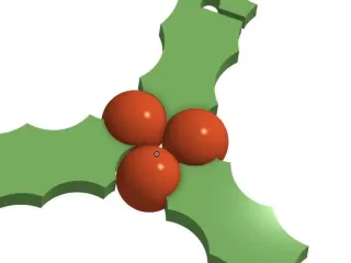 Christmas Mistletoe Ornament