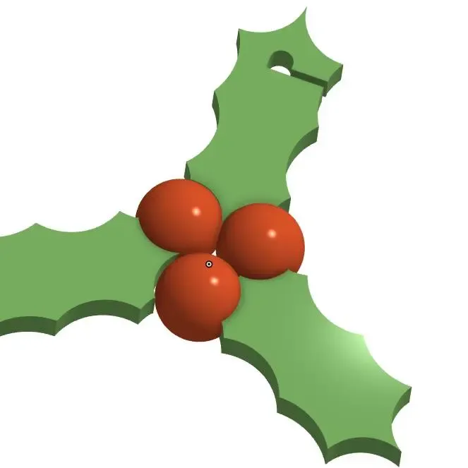 Christmas Mistletoe Ornament