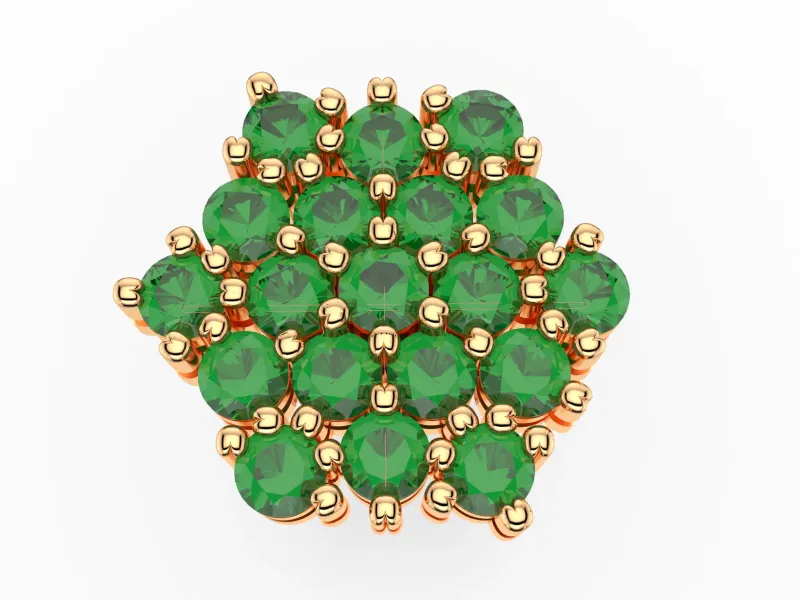 Cluster Earrings