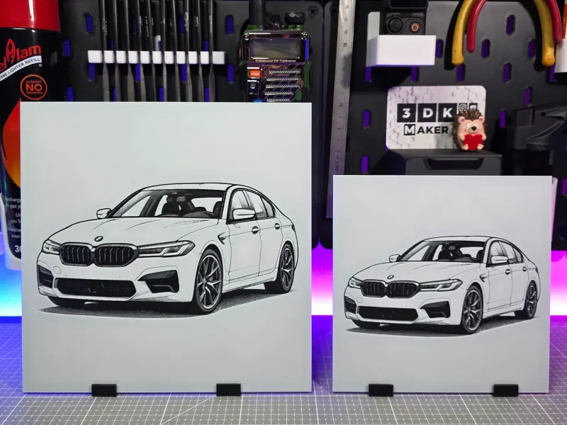 BMW M5 F90 改款 – Hueforge – 3色