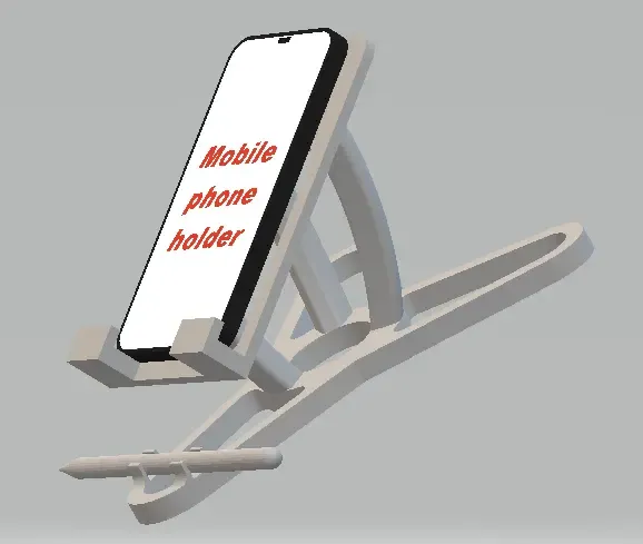 Triangular Mobile Holder | statically determined