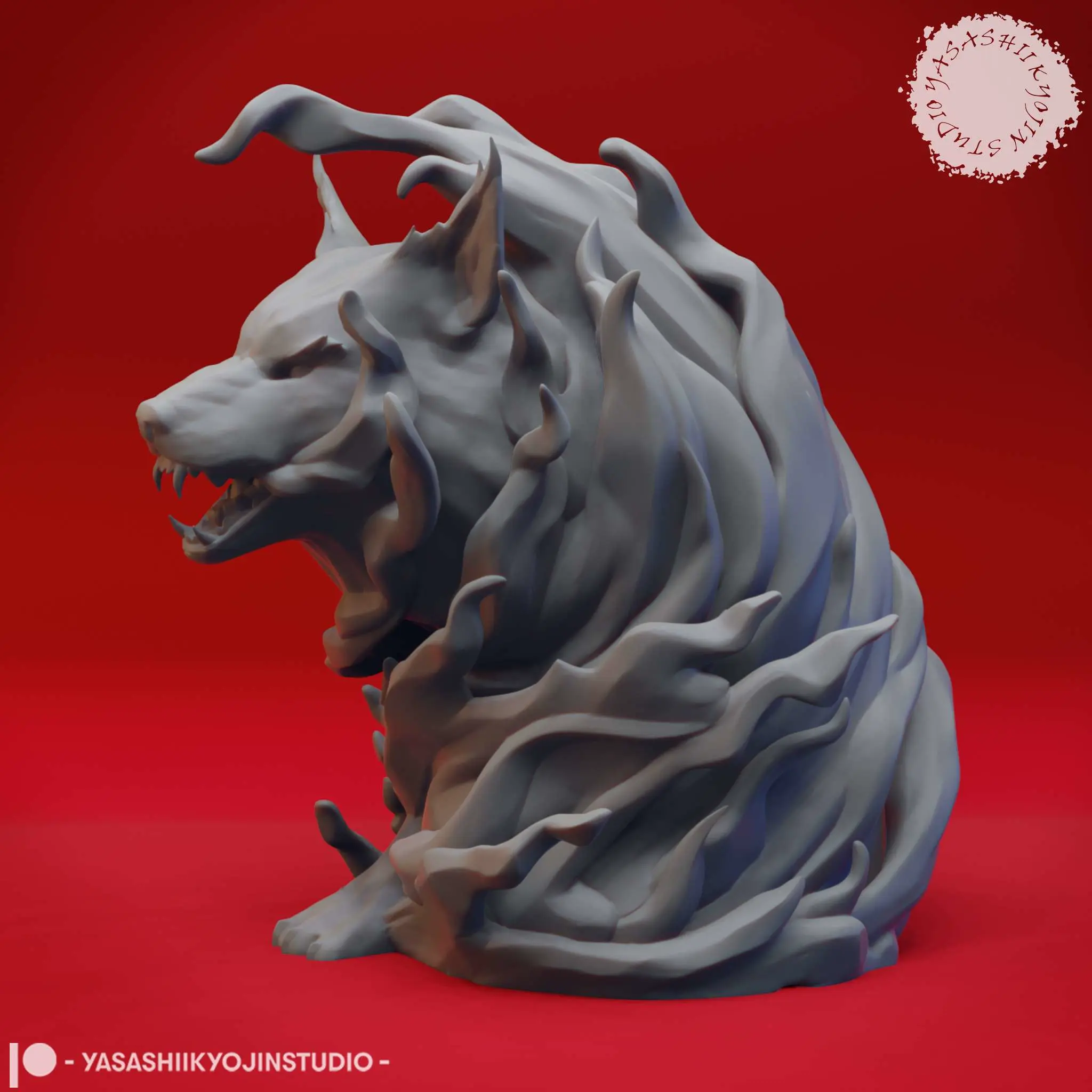 Fire Elemental - Tabletop Miniature (Pre-Supported)