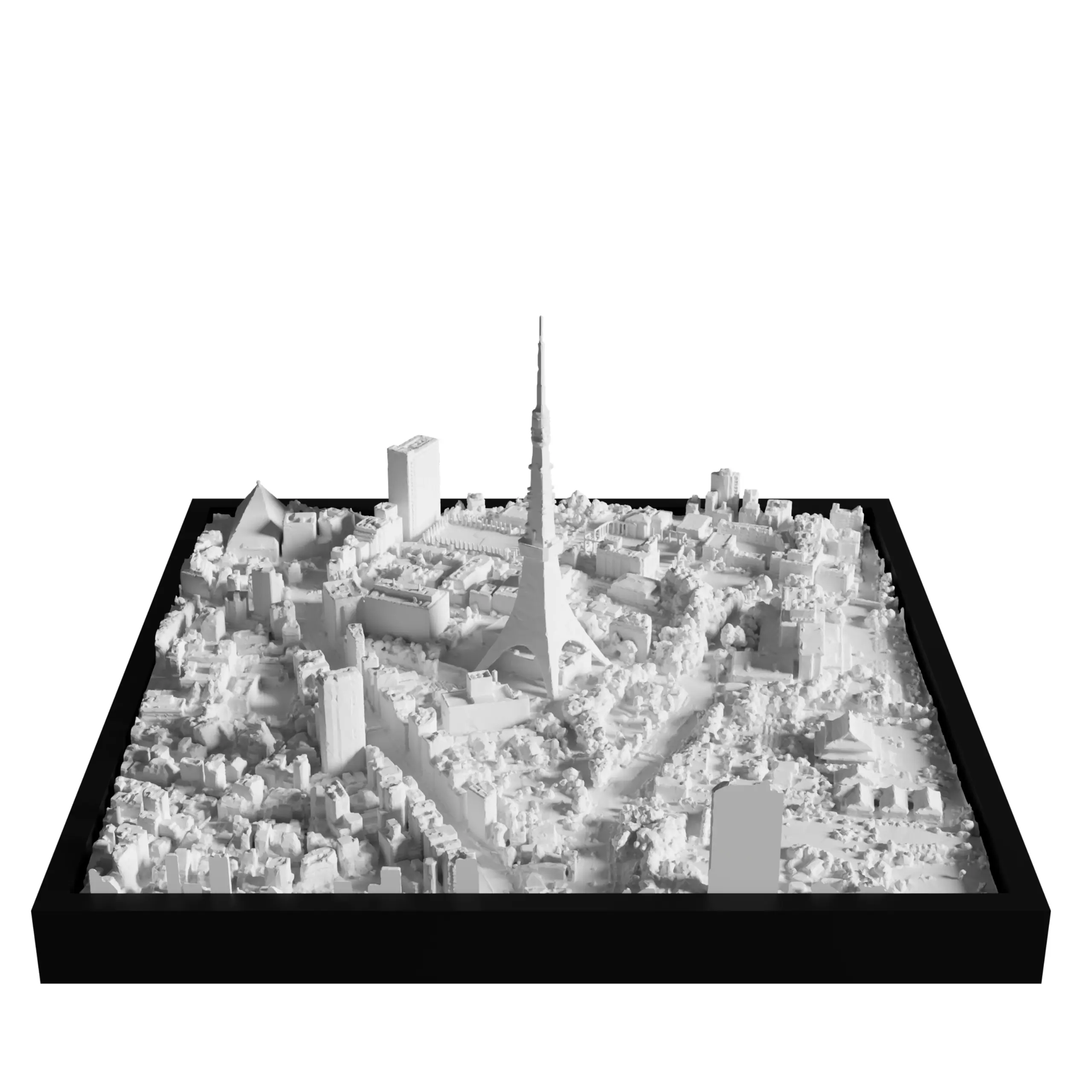 3d Model of Tokyo Tower, Tokyo