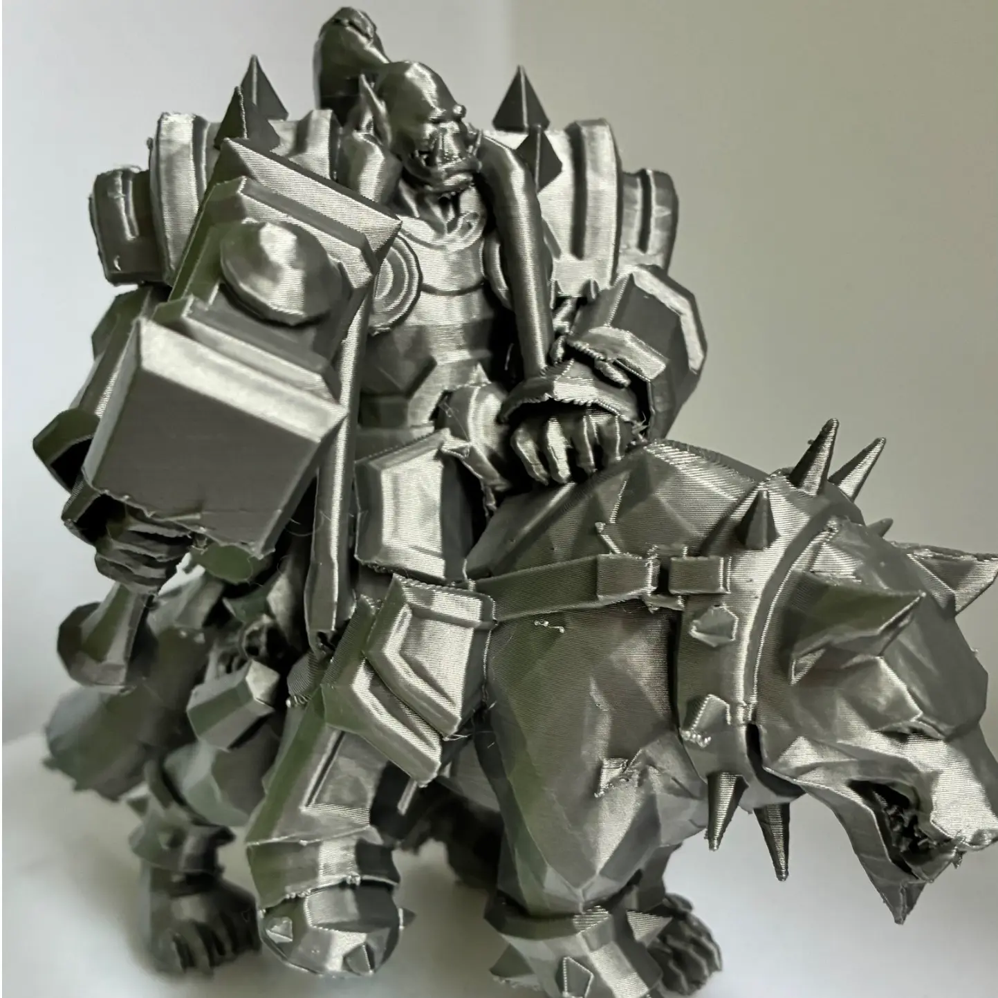 Thrall, son of Durotana on wolf WoW