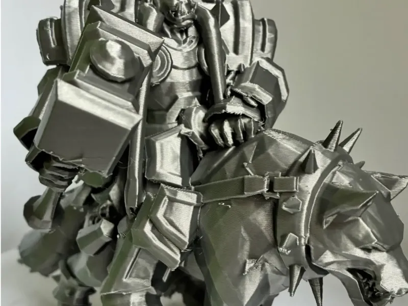 Thrall, son of Durotana on wolf WoW